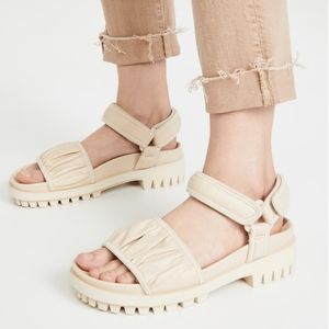 Sam Edelman Edythe Sand Beige Leather Sandals